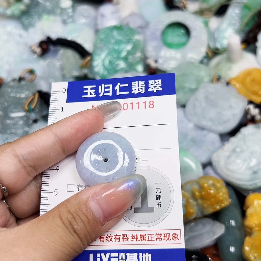 翡翠未镶嵌吊坠(不含链)111