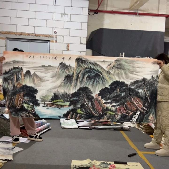 纯手绘画技法与绘画技巧结合