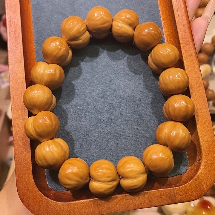 手串猴头核桃聚宝盆手工屁桃卡17微反油