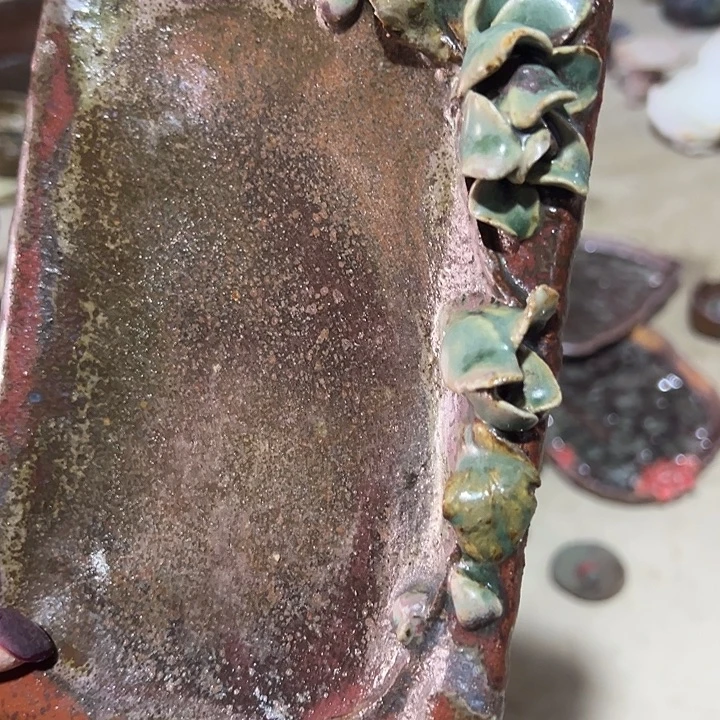 福利手工粗陶高温花器