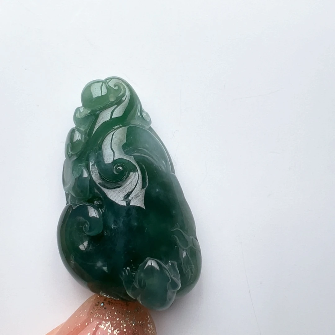 翡翠未镶嵌颈饰天然翡翠