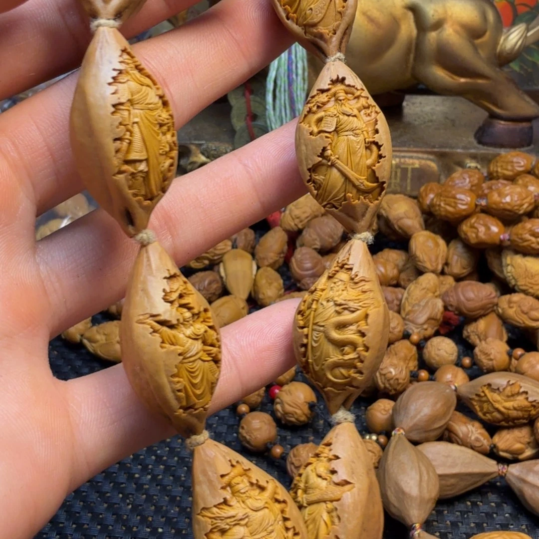 橄榄核手串/手链御龙关公