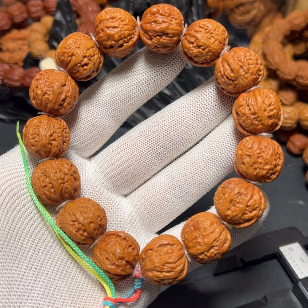 文玩核桃手串尺寸边19