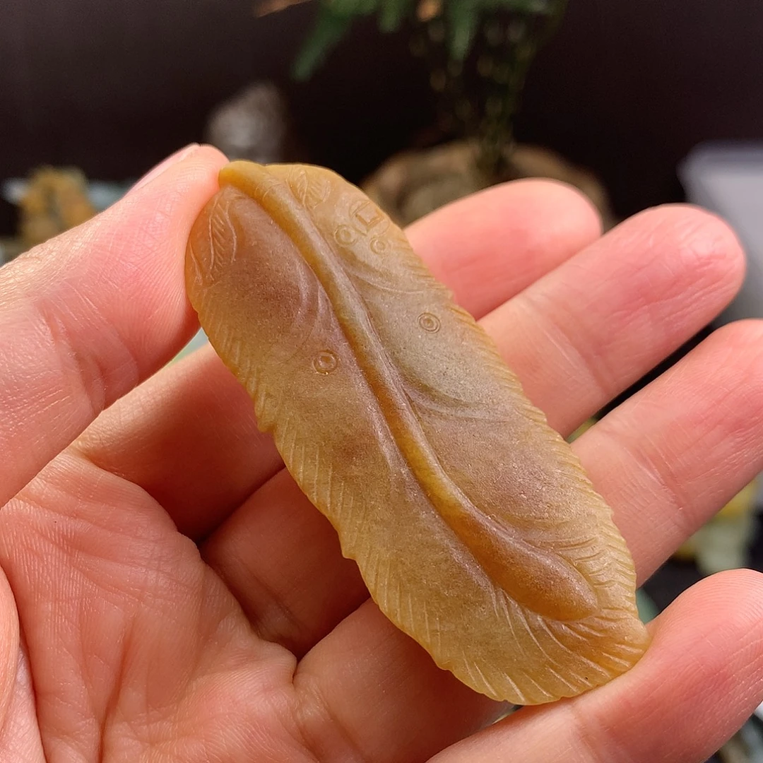 定制翡翠未镶嵌叶子