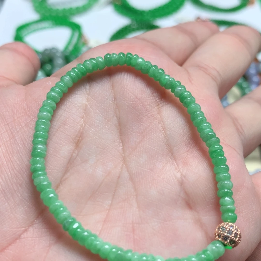 未镶嵌手链翡翠翡翠