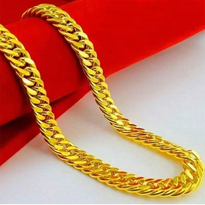 金牵左手 铜合金项链  男老板项链 时尚潮流霸气大气不掉色可水洗