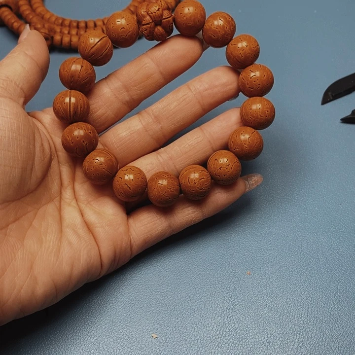 桃核手串极限圆15全品16颗