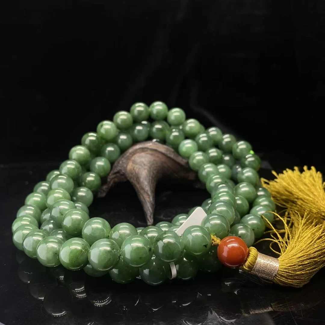 A666 和田玉珠链 HH437611