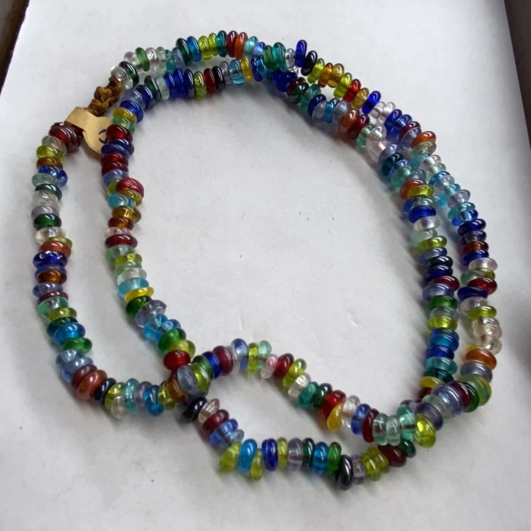 琉璃颈饰尼泊尔甜甜圈047