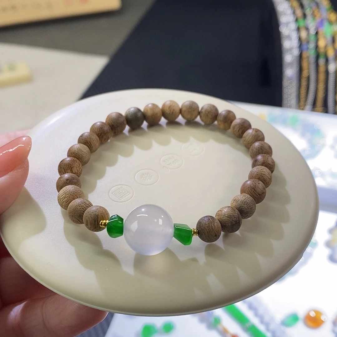 翡翠挂件未镶嵌单珠