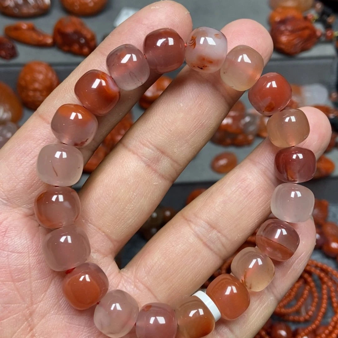 【闪购商品】南红玛瑙手串未镶嵌11+’mm