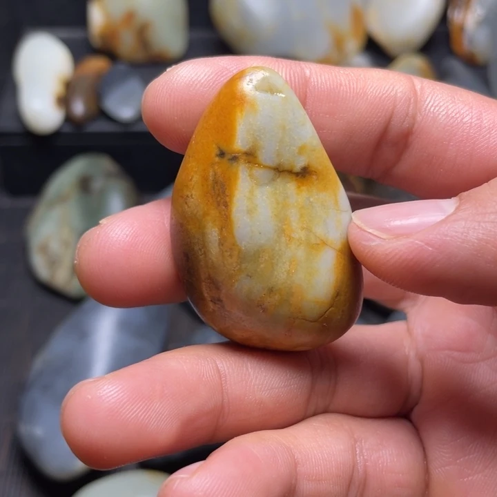 和田玉未镶嵌挂件17