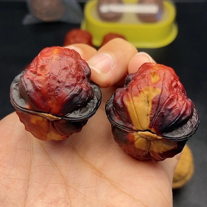 【闪购商品】把件文玩核桃34尺鹦鹉蟾