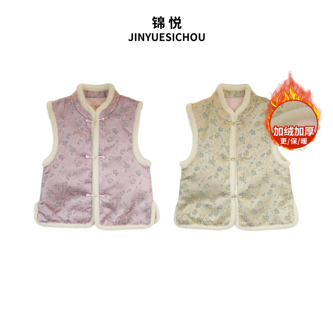 新中式气质百搭设计师款加厚马甲Q1895