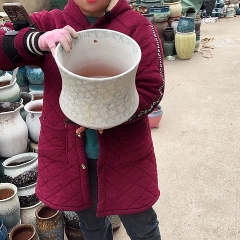 24口25高瑕疵盆子。