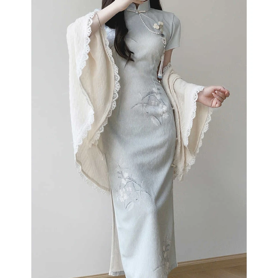 汀玥苓新中式旗袍2025新款改良版少女年轻款国风连衣裙气质高级感