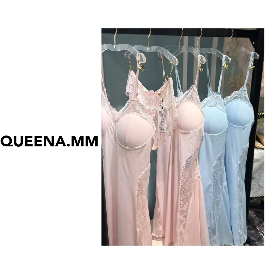 巴黎小纯法式露背纯欲风显瘦遮副乳高级感睡衣