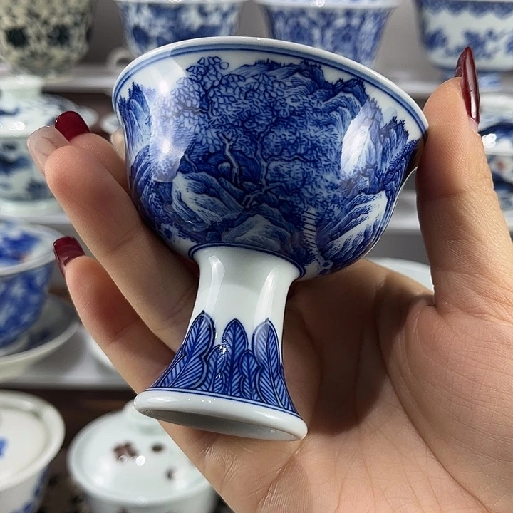 景德镇溪山居手工手绘