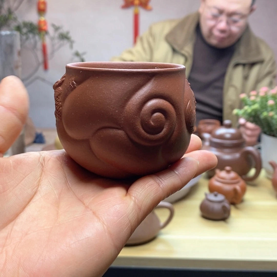 【闪购商品】紫砂茶杯那****钱主人杯容量130