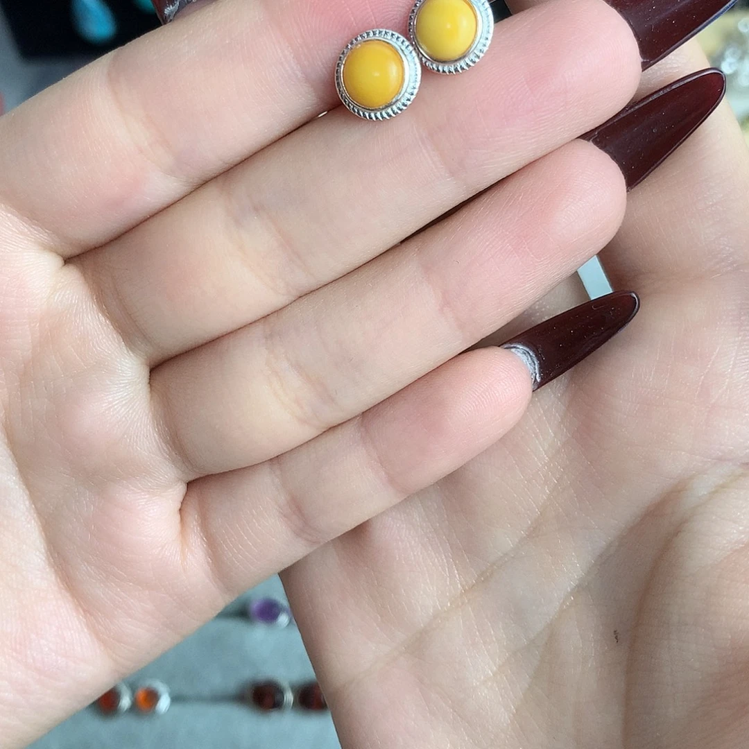 925银925纯银耳钉