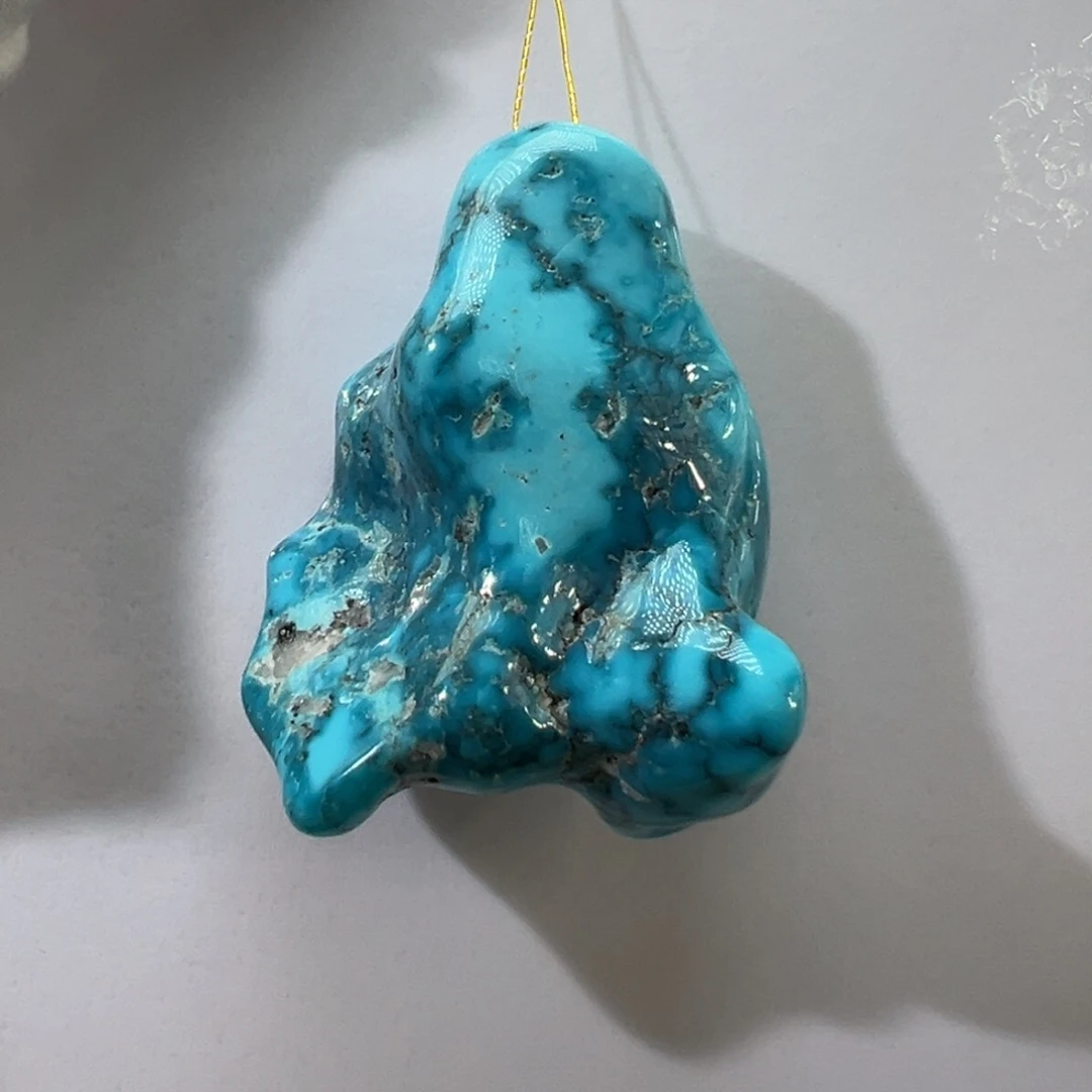 绿松石未镶嵌挂件