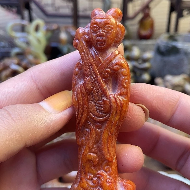 未镶嵌和田玉（糖玉）挂件