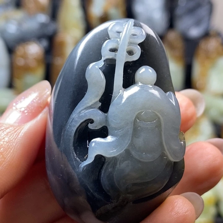 和田玉未镶嵌挂件