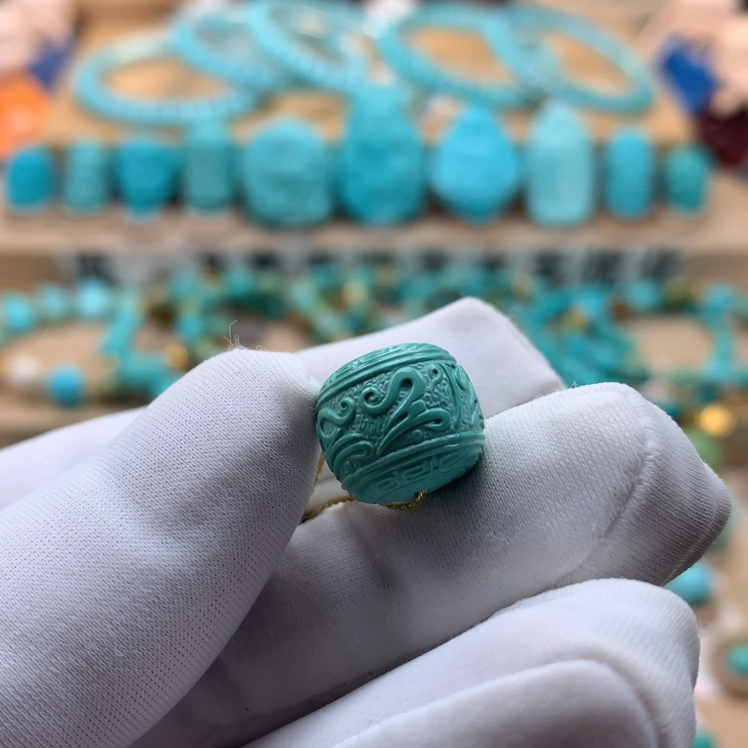 绿松石珠宝奇石未镶嵌