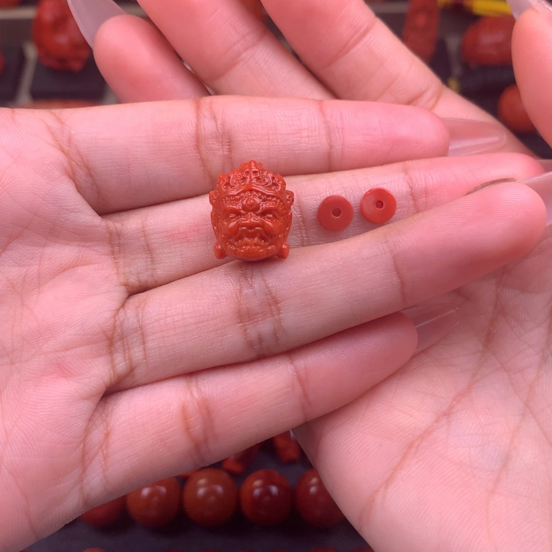 仅***已南红玛瑙未镶嵌大黑天13+ 隔片6