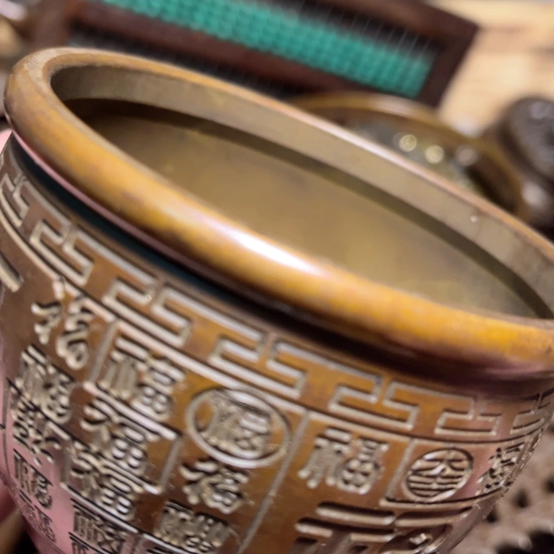 铜器摆件手把件便宜漏