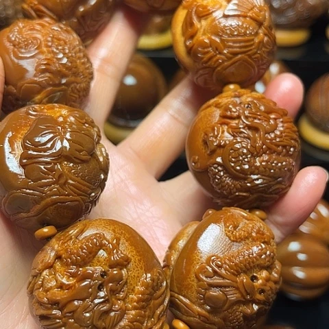 零***点橄榄核手串/手链龙财3.6