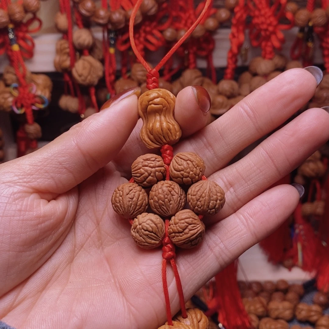 吊坠桃核龙纹桃枭