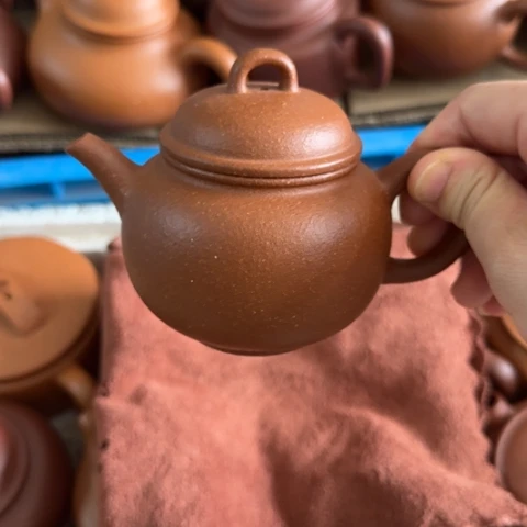 茶壶紫砂金降坡泥180cc