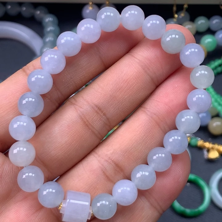 翡翠未镶嵌手链卡8