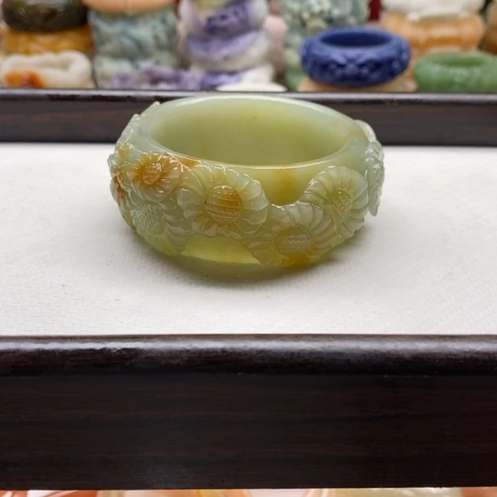 夢***影石英岩玉未镶嵌手镯