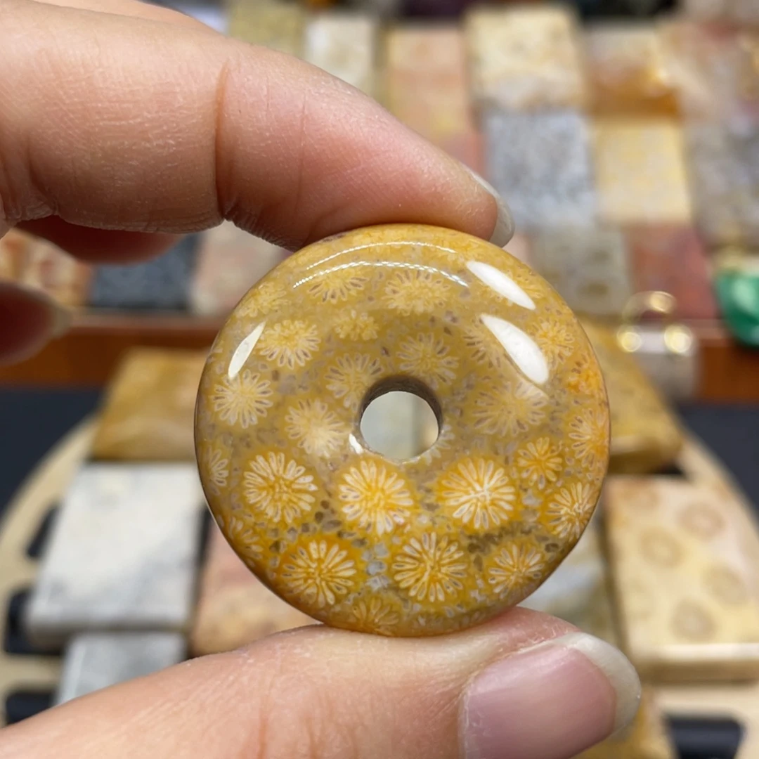 硅化玉未镶嵌颈饰k40