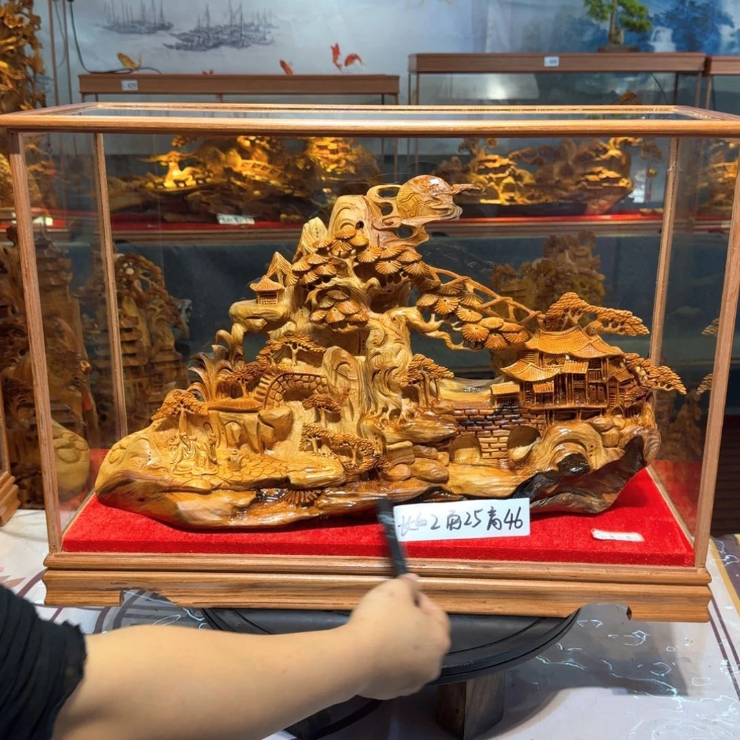 乱***]柏木（崖柏）木雕款