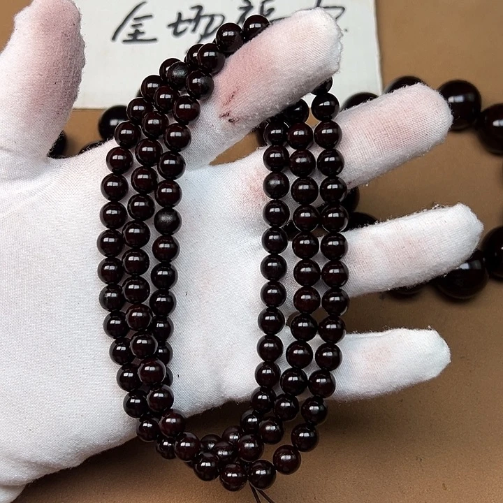 小叶紫檀手串/手链0.8*108