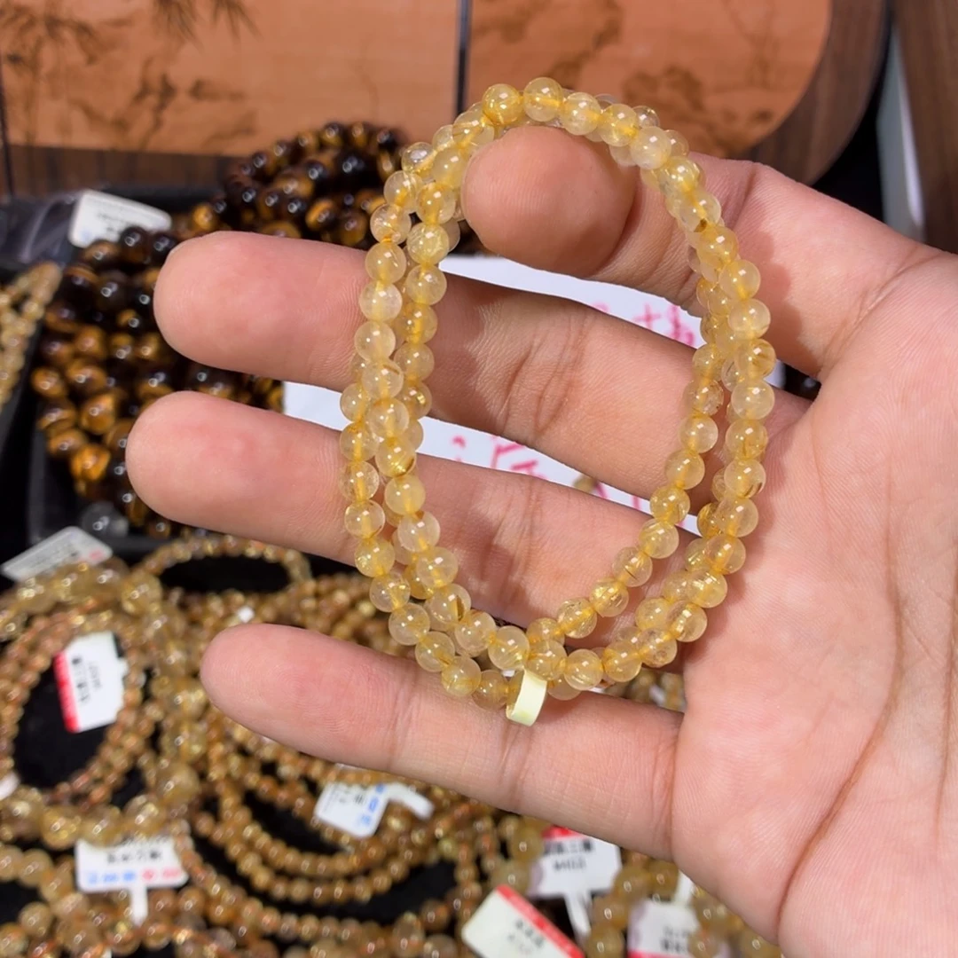 发晶手链未镶嵌卡5
