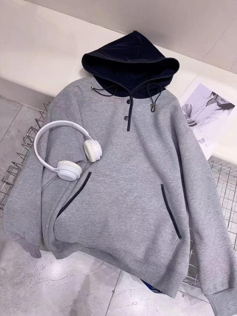 2024秋冬新款女式柔软舒适加绒加厚025卫衣