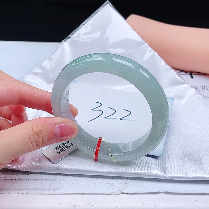 翡翠手镯未镶嵌缅甸天然a货手镯55+