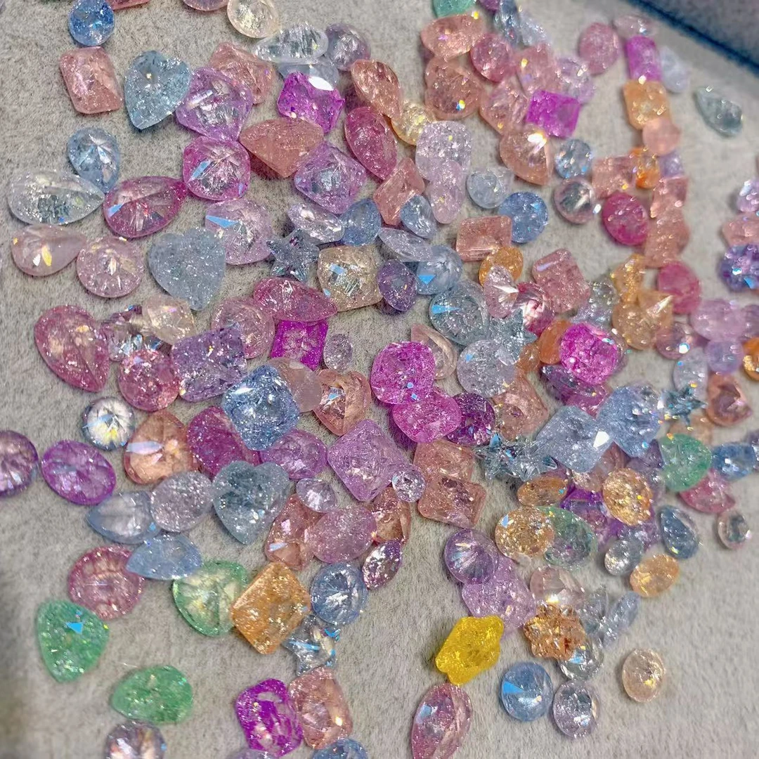 爆闪马卡龙冰花锆石