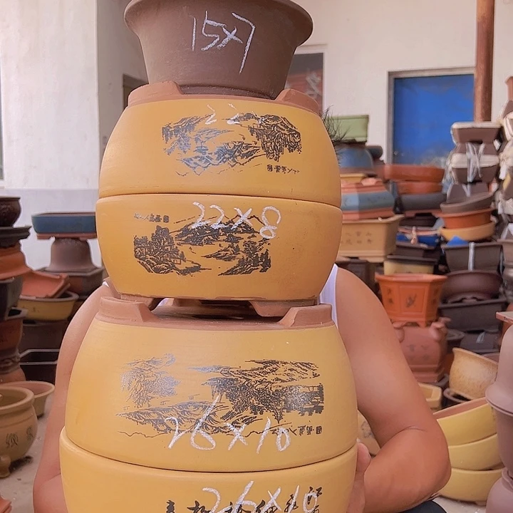 紫砂花盆紫砂花盆