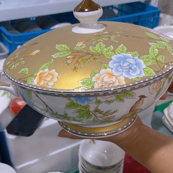 瓷片琴瑟汤锅一个微瑕