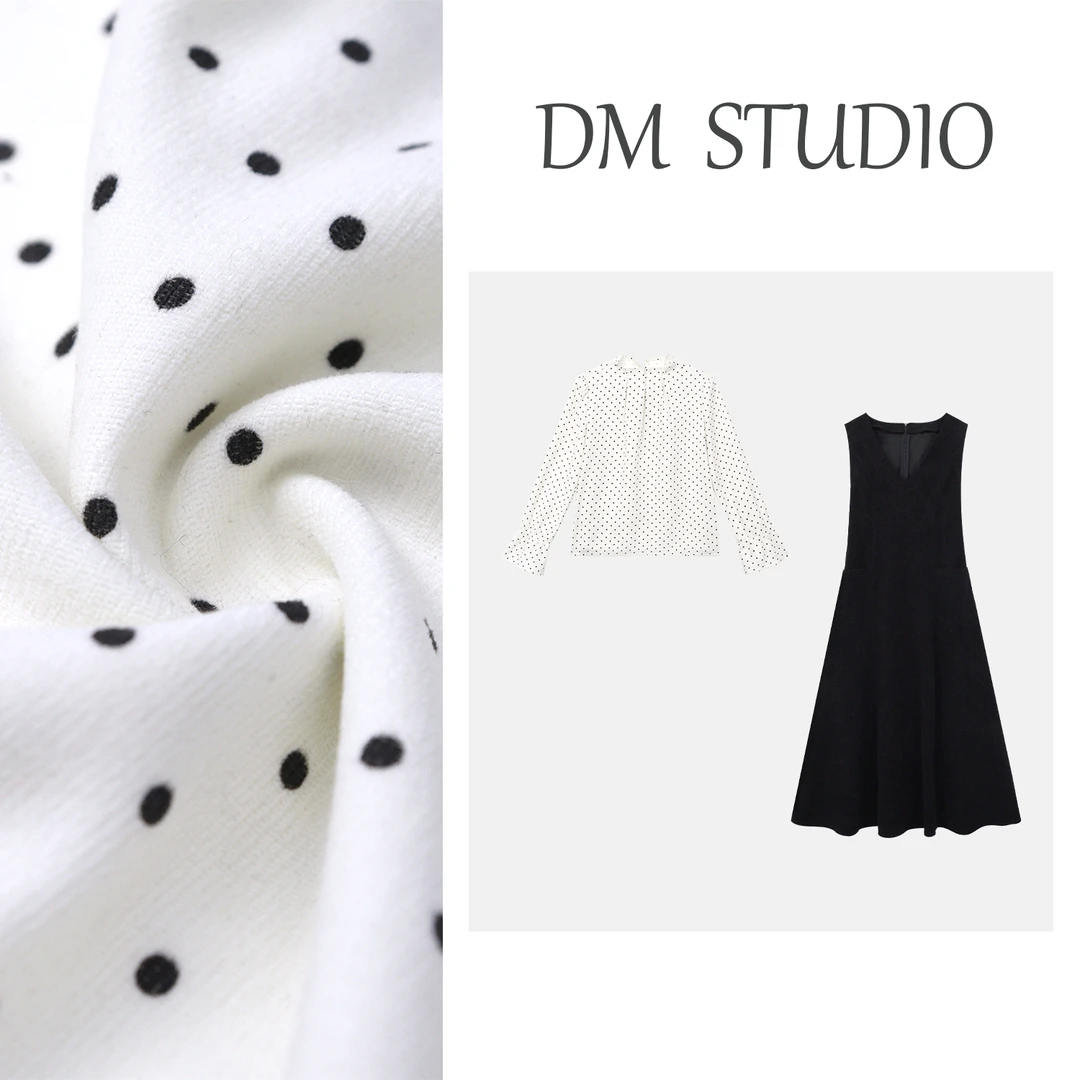 【贝加尔清晨】蛋妹大码女装微胖mm冬温柔两件套装DM35287/DM35288