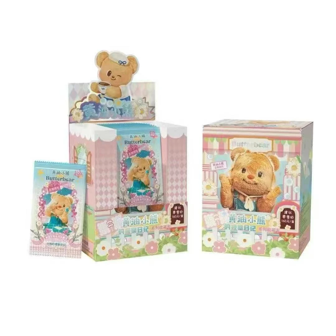 【猪猪吃吃】黄油小熊第二弹小熊的观察日记收藏卡牌盲盒拆卡正版