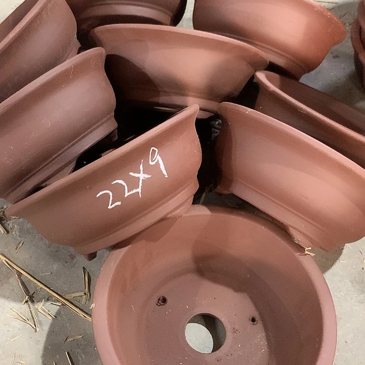 紫砂花盆紫砂清货处理9个