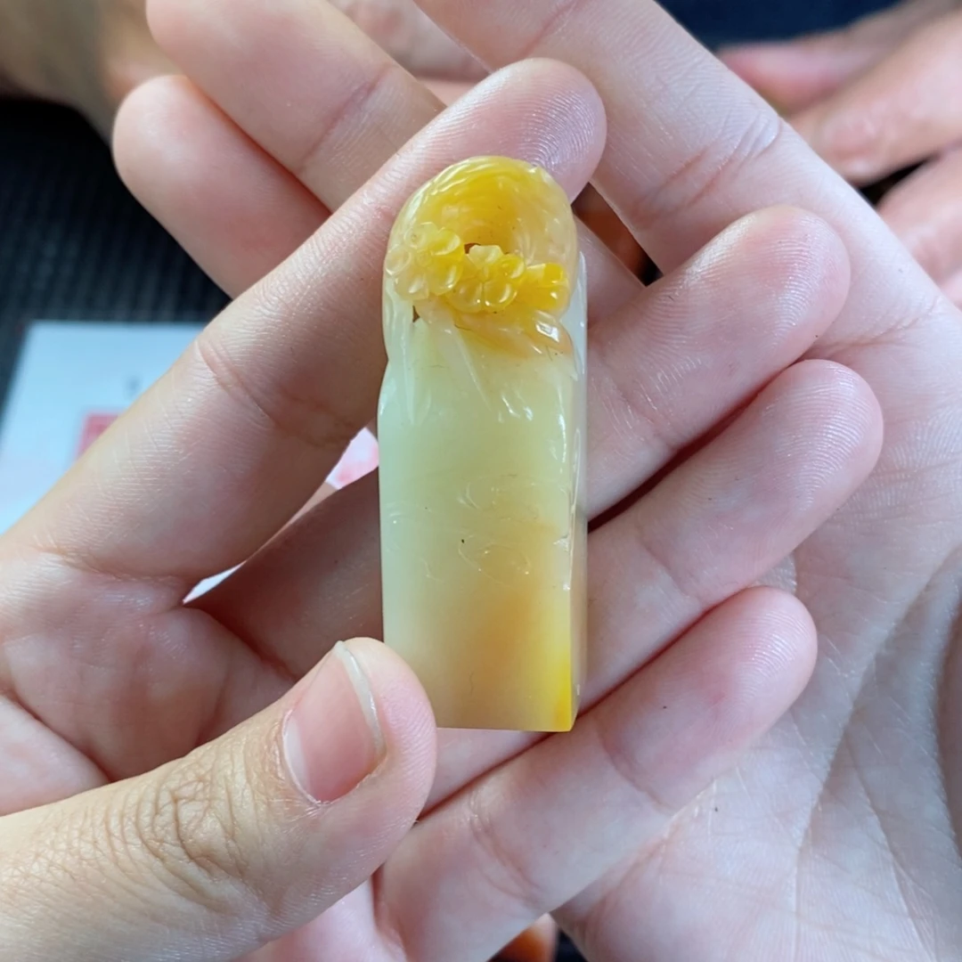 芬***寿山石印石老挝石手工雕刻工艺设计