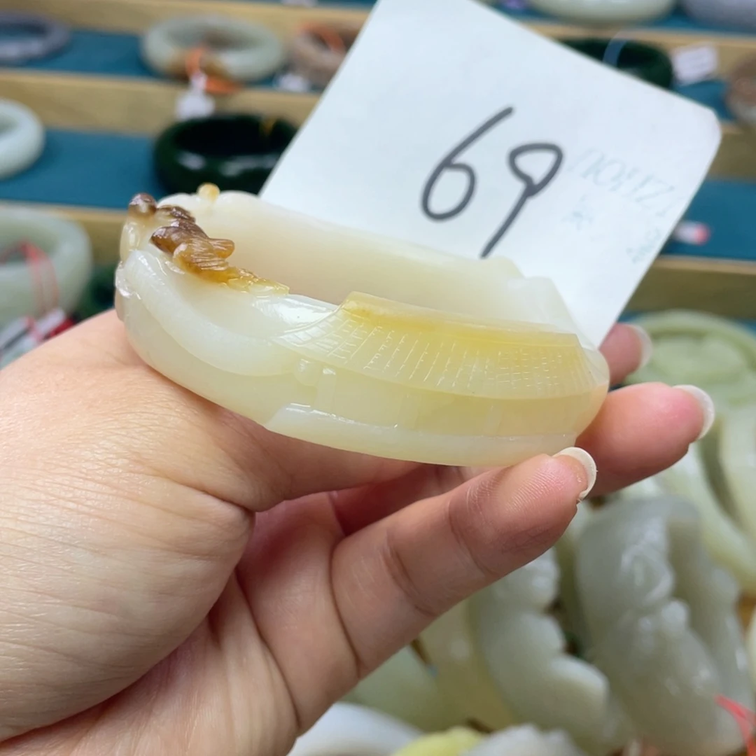 未镶嵌手镯和田玉圈口56