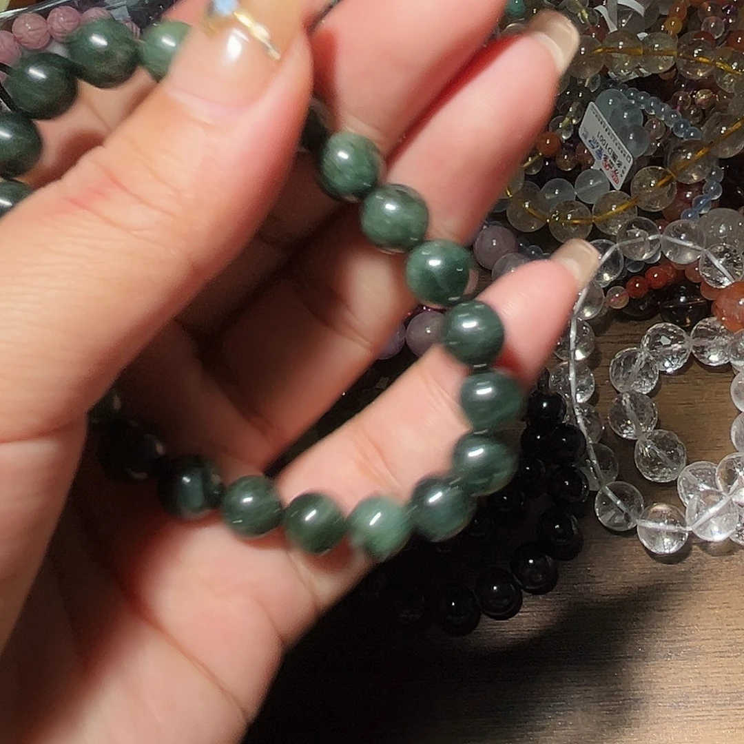 水晶手链未镶嵌绿幽灵高货